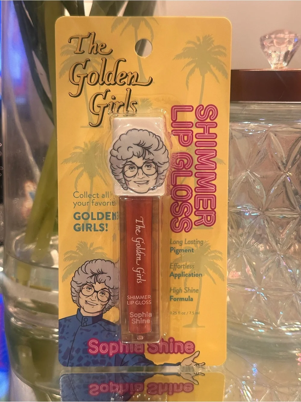 The Golden Girls Sophia Shine Shimmer Lip Gloss NEW SEALED Enchante Collectible